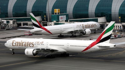 Emirates has halted social media advertising in an effort to protect customers against fraudulent promotions. Photo: Reuters
