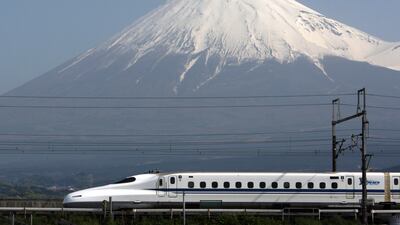 The world’s first high-speed service was Japan’s legendary Shinkansen, bullet trains made in the 1960s. Bloomberg