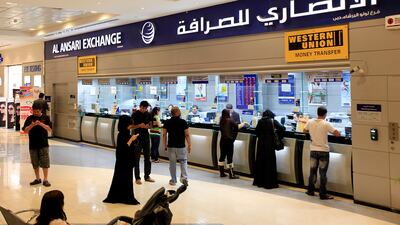 There is typically an increase in remittances from the UAE to Egypt during Ramadan as expatriates send more money to their home country, according to Al Ansari Exchange. Satish Kumar / The National