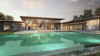 A rendering of Viktor Udzenija's Jumeirah villa project. Courtesy Viktor Udzenija