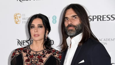 Nadine Labaki and her husband, Khaled Mouzanar, were emotional when they found out about their Oscar nomination. Getty