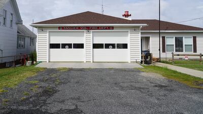 The island is so small it only has a volunteer fire department.
