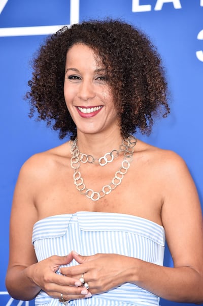 Sofia Djama at Venice Film Festival. AP