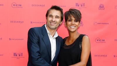 Olivier Martinez and Halle Berry, in Tramando, attend a photocall during the Champs Elysees Film Festival in Paris, France, on June 13, 2013. EPA