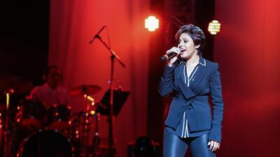 Sunidhi Chauhan performing at Emirates Palace, Courtesy: FLASH Entertainment