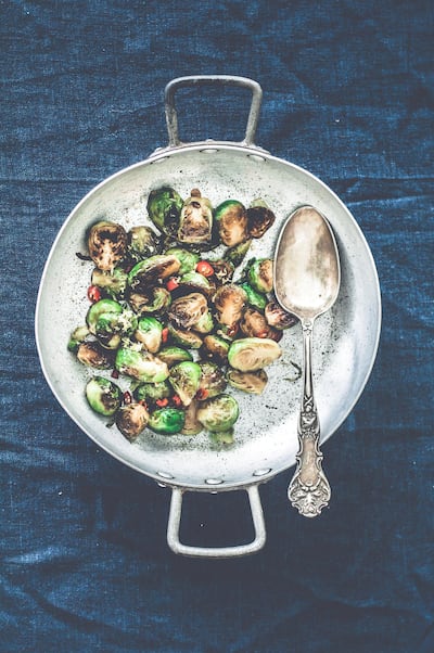 Wholesome food options include grilled Brussel sprouts. Courtesy Scott Price