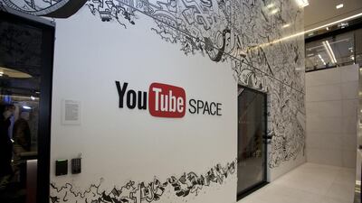Google’s YouTube Space, a place where YouTube creators can use the space to learn new skills, connect with other creators and create new content, at the new Google office in King’s Cross, London. Randi Sokoloff for The National