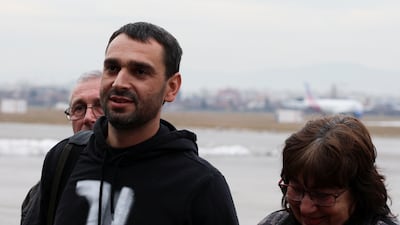 Danail Veselinov, assistant captain of Bahamas-flagged vessel, said phone calls permitted to family to tell them they were safe helped boost morale among the crew of 25 sailors taken captive by the Houthis. Reuters