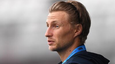 England captain Joe Root looks on during a training session at Emirates Old Trafford in Manchester on Wednesday. Getty