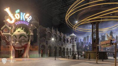 Gotham City at Warner Bros theme park in Abu Dhabi. Courtesy Warner Bros. World Abu Dhabi