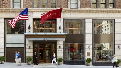 The hotel is on the corner of 57th Street and 6th Avenue. Courtesy The Quin Hotel