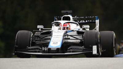 George Russell drives for Williams at the Red Bull Ring.Getty