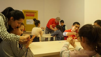 Teaching is an important part of the charity's work. Courtesy Magic for Smiles