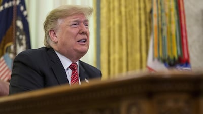 President Donald Trump's word of the year? 'Smocking'. Photo: Bloomberg