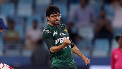 Pakistan's Abrar Ahmed was signed by Sunrisers franchise for the Hundred competition. Chris Whiteoak / The National