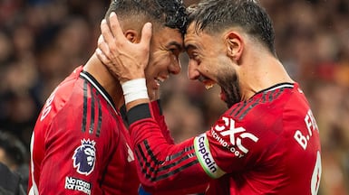 Manchester United need just two points to secure a return Champions League return next season. EPA