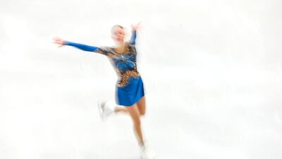 Russia’s Maria Sotskova performs at the European figure skating championship in Ostrava, Czech Republic. Joe Klamar / AFP Photo