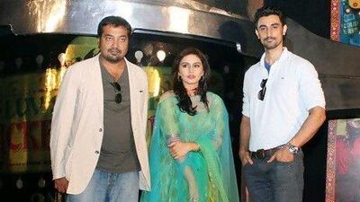 Anurag Kashyap, Huma Qureshi and Kunal Kapoor. Getty Images