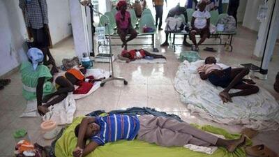 A spreading cholera outbreak in rural Haiti threatened to outpace aid groups as they stepped up efforts Saturday hoping to keep the disease from reaching the camps of earthquake survivors in Port-au-Prince.