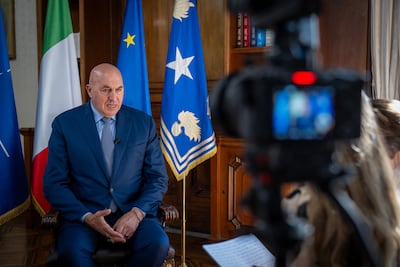 Italian Defence Minister Guido Crosetto in Rome. Photo: Italian Defence Ministry
