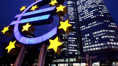 The euro fell below $1.10 for the first time since May 2017. AP