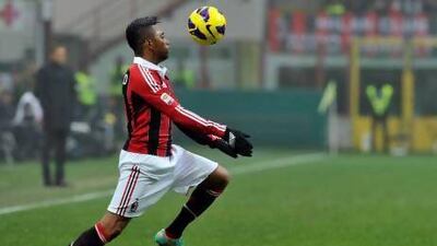 AC Milan forward Robinho has indicated he would like to return to Brazil and Santos. Paolo Bona / Reuters