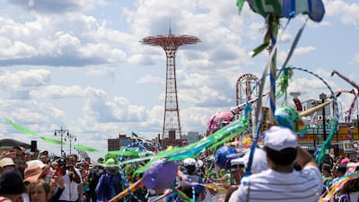 The Typhoon Tower is seen during the 37th Annual Mermaid Parade in the Coney Island section of Brooklyn in New York, U.S. Reuters