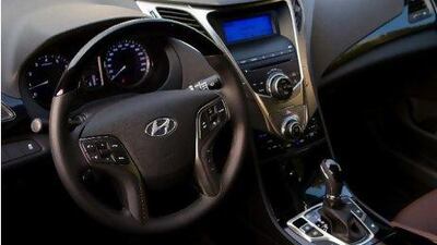 The cabin is plush. Courtesy of Hyundai