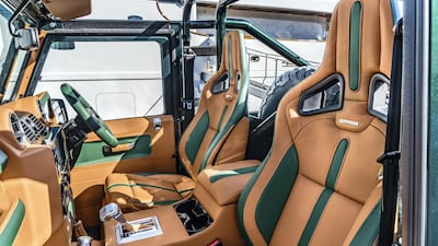 The seats are sportier than in the mainstream version.