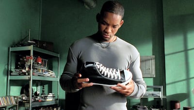 In 'I, Robot', shoe brand Converse is featured more than once in the film