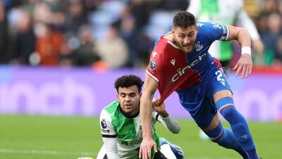 Picked up booking for obvious foul on Diaz as threatened to launch attack and looked like he was going to have difficult afternoon. Captain had better of battle with Colombian from that moment. AFP