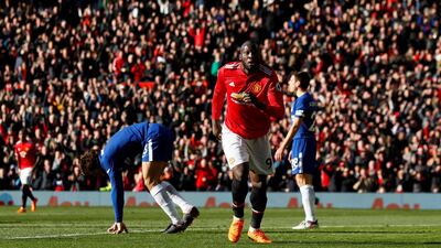 Romelu Lukaku scored the equaliser for Manchester United on Sunday and then set up Jesse Lingard's winner. Jason Cairnduff / Reuters