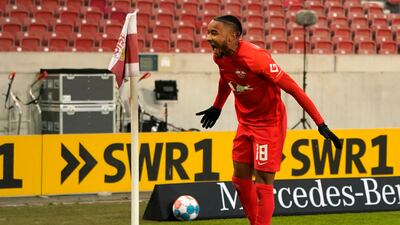 =6) Christopher Nkunku (RB Leipzig) Nine goals in 20 games. EPA