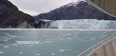 The Margorie Glacier in Glacier Bay National Park.
