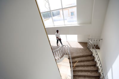 Uthappa's Dubai home has plenty of natural light. Chris Whiteoak / The National
