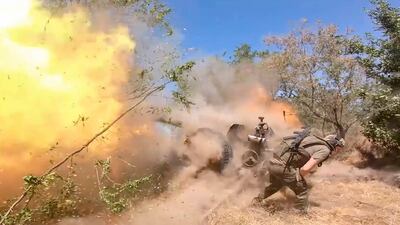 Russian troops have been forced to defend against a Ukrainian incursion in the Kursk region, near the border. EPA