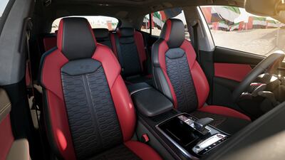 The seats have a new, sporty look