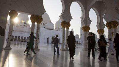 Abu Dhabi and Dubai are already live on the Travall app, which aims to offer in-depth information to tourist-frequented sites, such as the Sheikh Zayed mosque in the capital. Silvia Razgova / The National