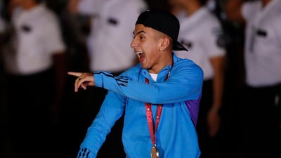 Argentina's Thiago Almada at Ezeiza International Airport. Reuters