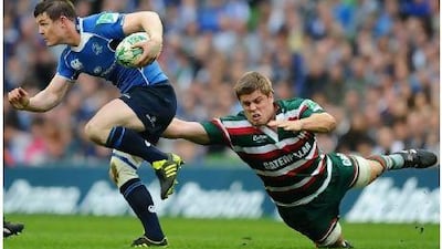 Brian O'Driscoll, left, is focused on Leinster's European Cup semi-final against Toulouse.