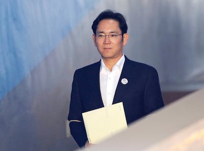 Samsung's de facto leader Jay Y Lee plans to cede his board seat ahead of a re-trial over bribery charges that could land him in jail again. Photo: Bloomberg