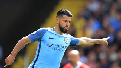 Sergio Aguero will remain a Manchester City player, according to Pep Guardiola. Richard Heathcote / Getty Images