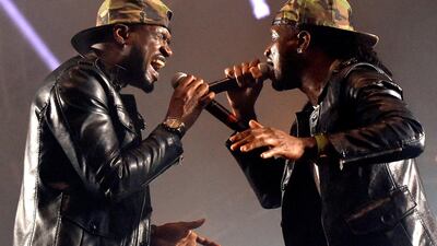 P Square perform at the Mawazine music festival in Morocco in May. Fade Senna / AFP