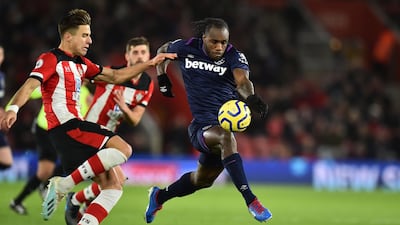 Striker: Michail Antonio (West Ham) – His strike partner Sebastien Haller got the winner at Southampton but Antonio set the tone with an all-action display of relentless running. AFP