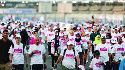 Walk 2015. Courtesy Yas Marina Circuit