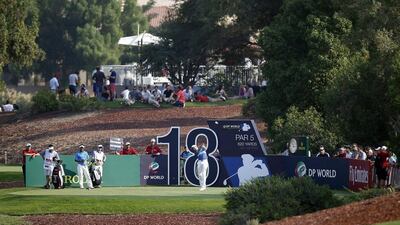 The Dp World Tour Championship enters its penultimate round on Saturday. Ali Haider / EPA