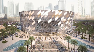 Illustration of the Dubai Arena. Photo Courtesy Meraas