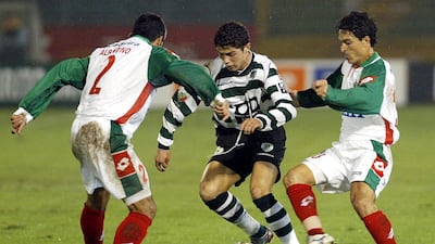 In Cristiano Ronaldo's first senior season in 2002-03, he scored seven goals - six for Sporting, and one for Portugal U21s. EPA