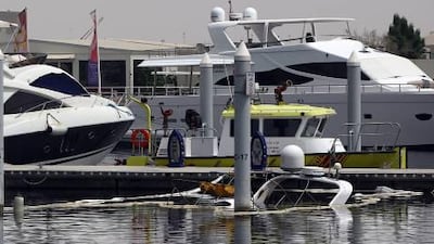The fire comes a year after a similar incident at Abu Dhabi Marina.