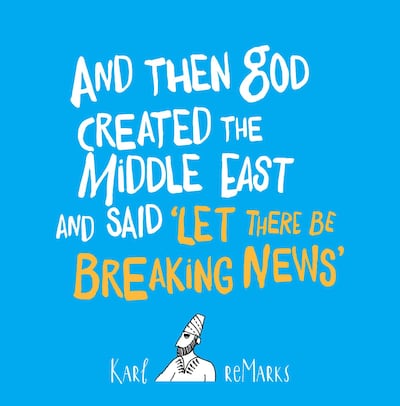 Karl Sharro's new book And Then God Created The Middle East. Hurst Publishers